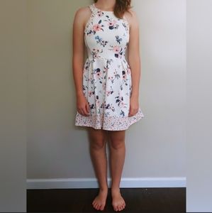 Juniors Floral Mini Dress